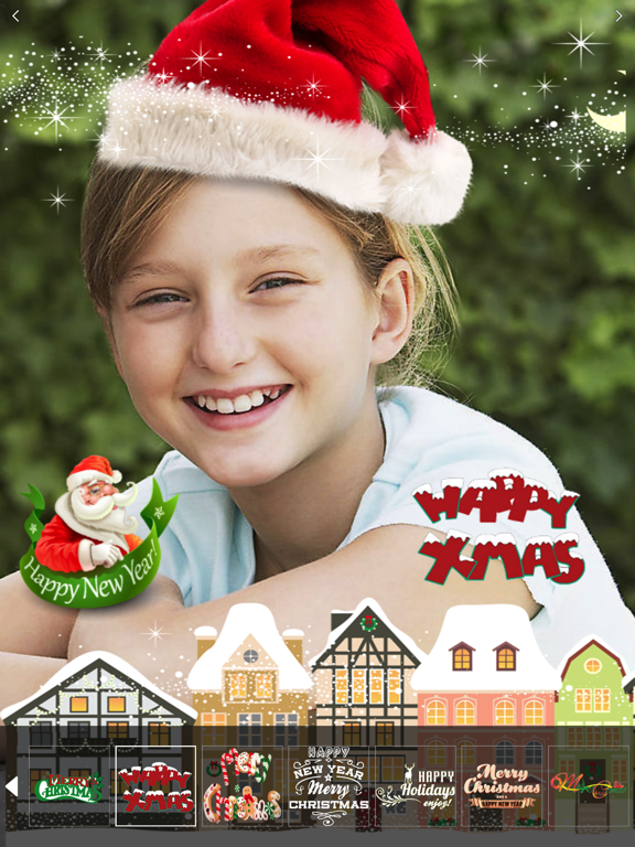 Screenshot #6 pour Christmas Sticker & Santa Hat