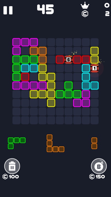 Neon Block Puzzle : Fill Board screenshot-6