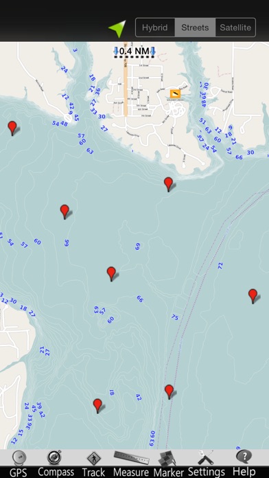 Lake Texoma Nautical Charts Screenshot