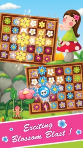 Blossom Flower Garden Match 3 screenshot #2 for iPhone