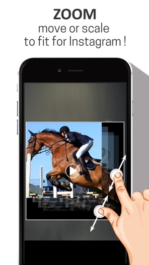 No Crop Video Square Fit
