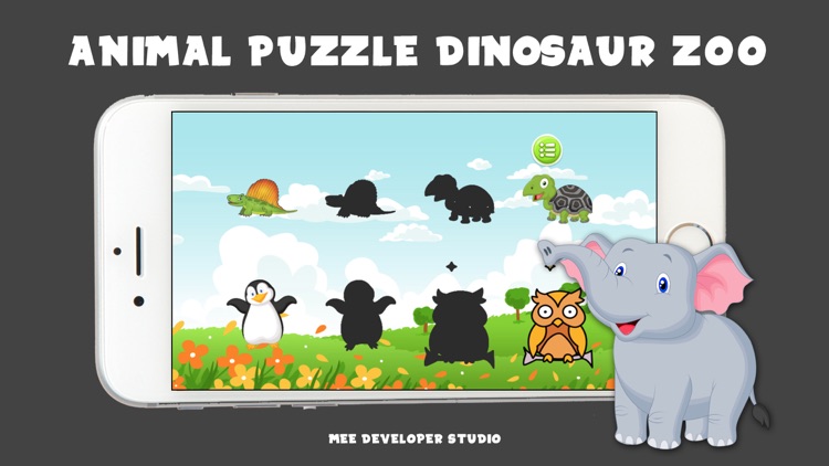 Animal Puzzle Dinosaur Zoo