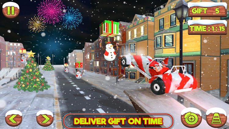 Xmas Santa Car Gift Delivery