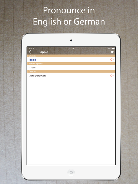 Screenshot #5 pour German English Dictionary Lite