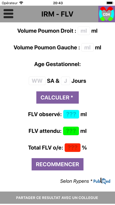 Screenshot #3 pour CDH Calculator