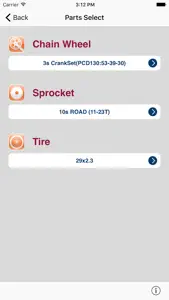 Gear Ratio Calculator Lite screenshot #3 for iPhone