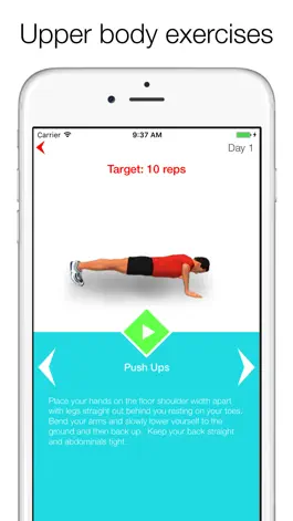 Game screenshot Fast Chest and Arms Workouts apk