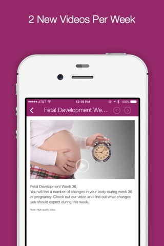 I'm Expecting Pregnancy App SW screenshot 2