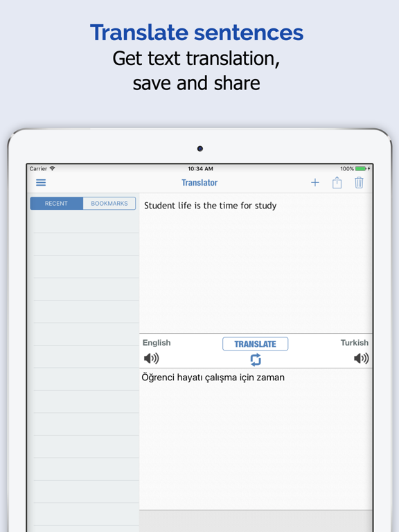 Screenshot #6 pour turc Dictionnaire