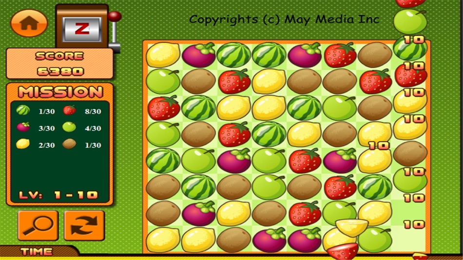 #5. fruit Match3 (iOS) 由: 崇林 莫