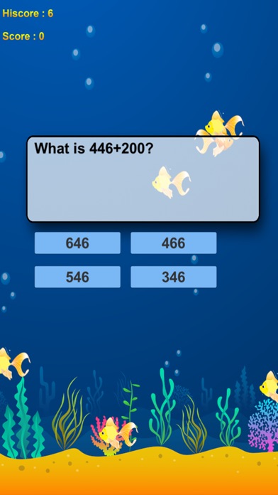 Little Fish with Math Trivia screenshot 3