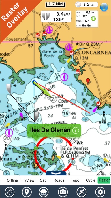 Boating Greece HD GPS Charts Screenshot
