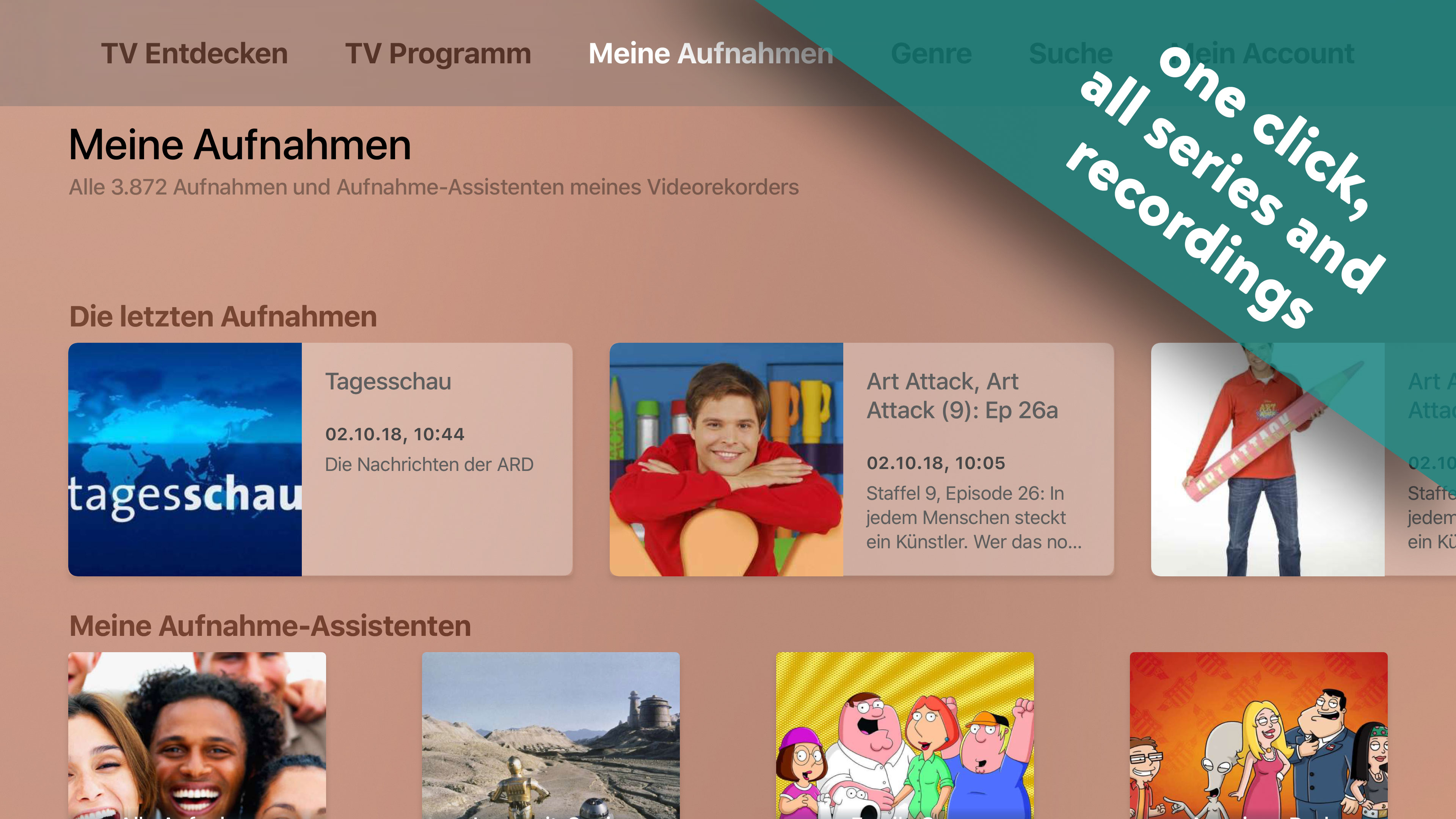 YouTV German TV worldwide VCR screenshot 5