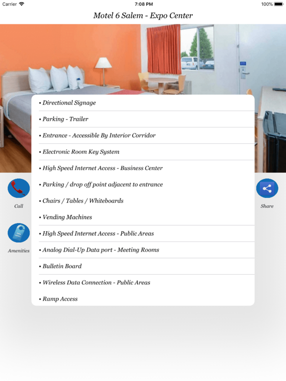 Motel 6 Salem - Expo Center iPad screenshot 5 - Travel app