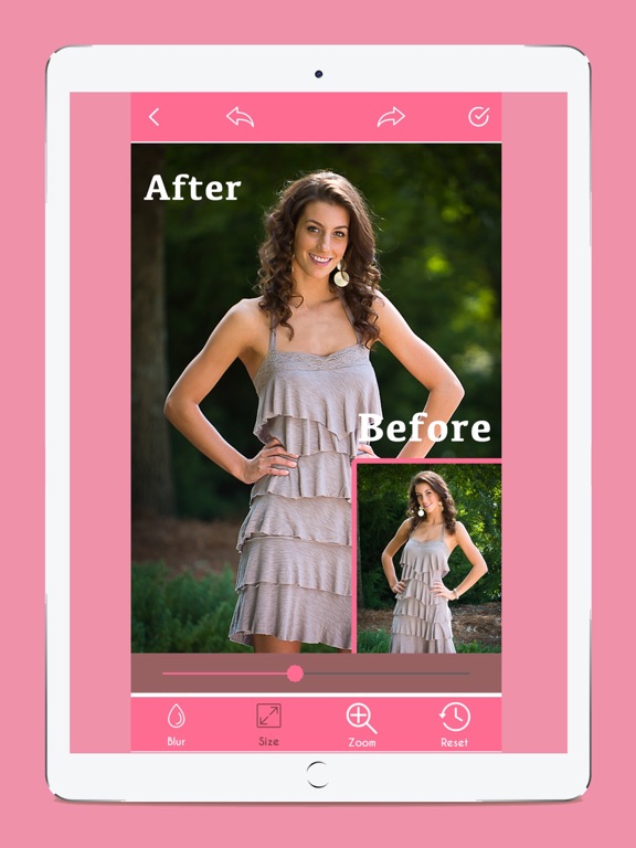 Blur Background : DSLR Camera iPad screenshot 5 - Photo & Video app