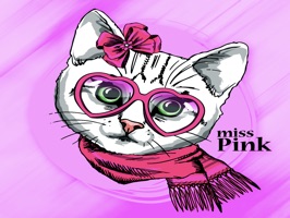 Send some cute cat emojis by downloading Cute Cat Pink Stickers Pack for iMessage