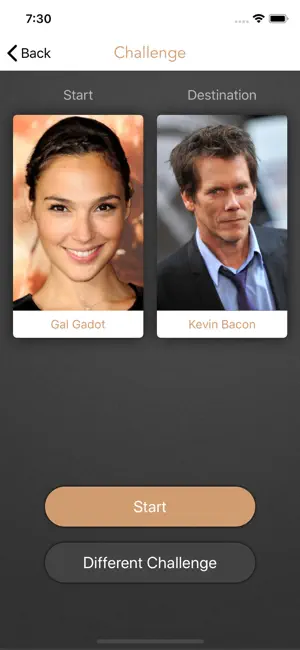 Screenshot 2 Six Degrees of Hollywood iphone