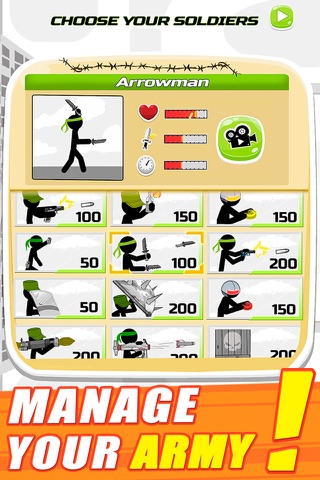 Stickman Army : The Defenders screenshot 2