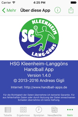 HSG Kleenheim-Langgöns screenshot 4