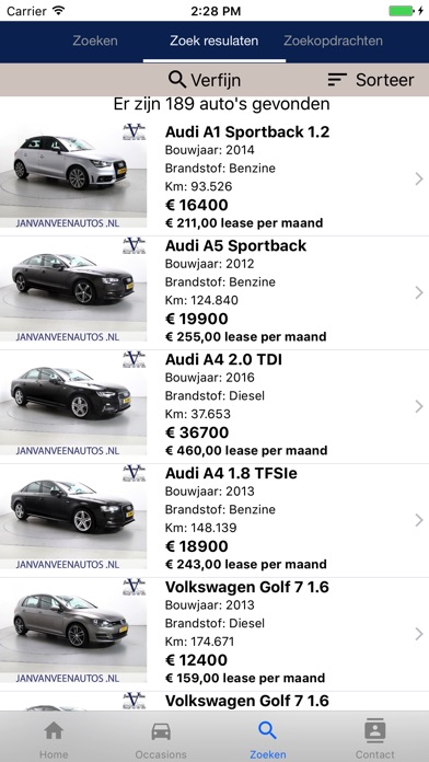 Jan van Veen Auto's screenshot 3