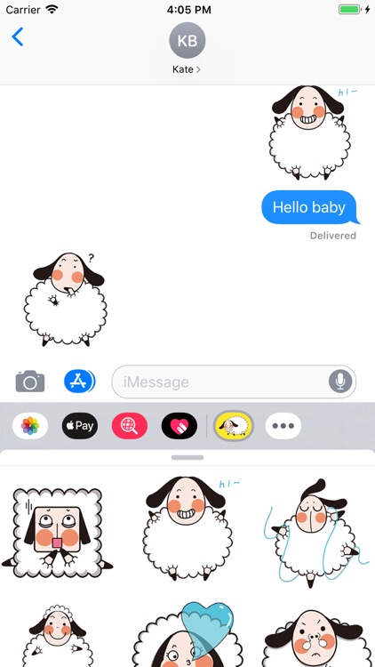 Royal Sheep Animated Stickers