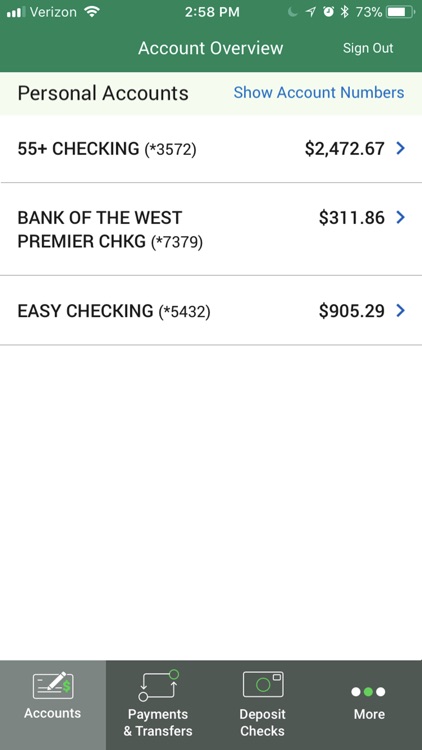 Bank of the West Mobile App