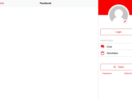 Panik SOS iPad screenshot