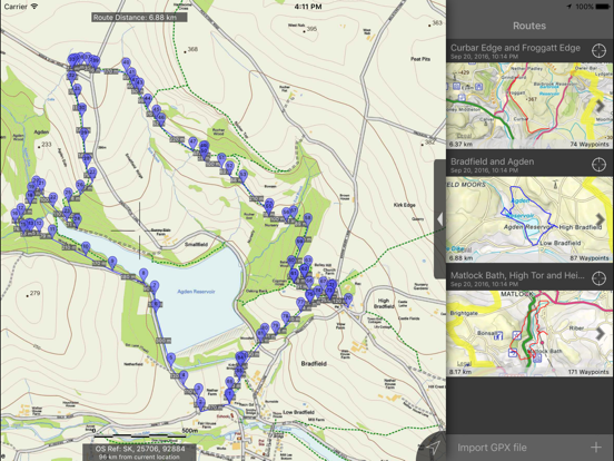 Screenshot #5 pour Peak District Maps Offline