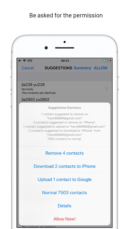 Sync Contacts for Google Gmail