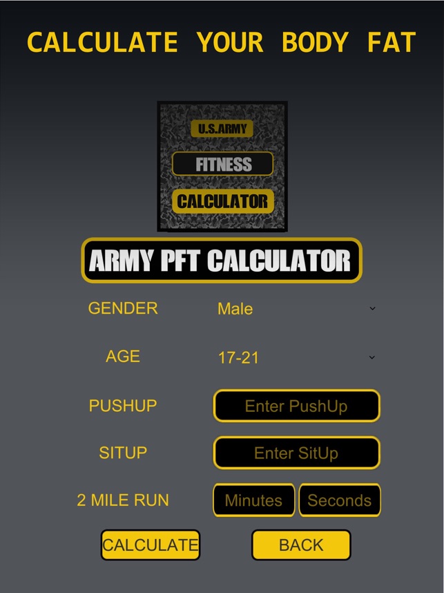 Army Fitness Workout Exercises & APFT Calculator on the App Store