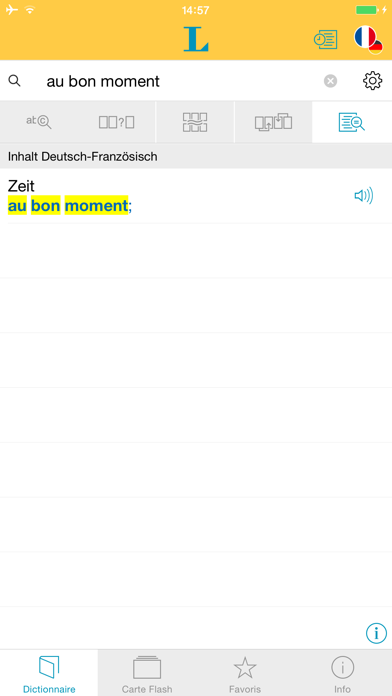 Screenshot #2 pour Allemand Dictionnaire Grand