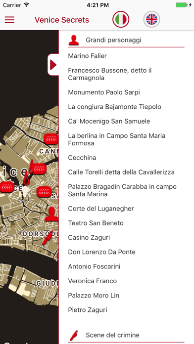 Venice Secrets Exhibition screenshot 2