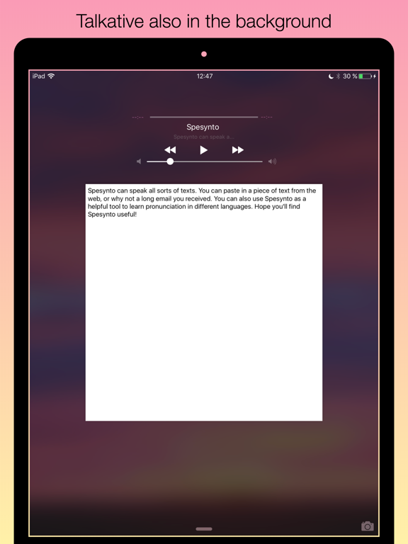 Screenshot #6 pour Spesynto Speech Synthesis