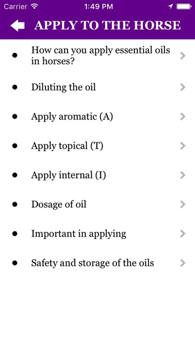 Essential oils for horses screenshot 4