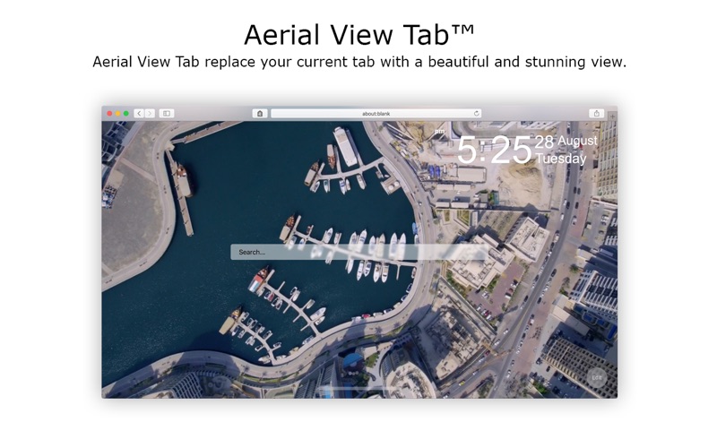 aerial view tab for safari iphone screenshot 3