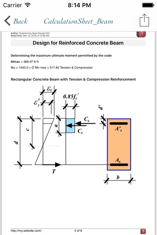 Beam Design screenshot 4