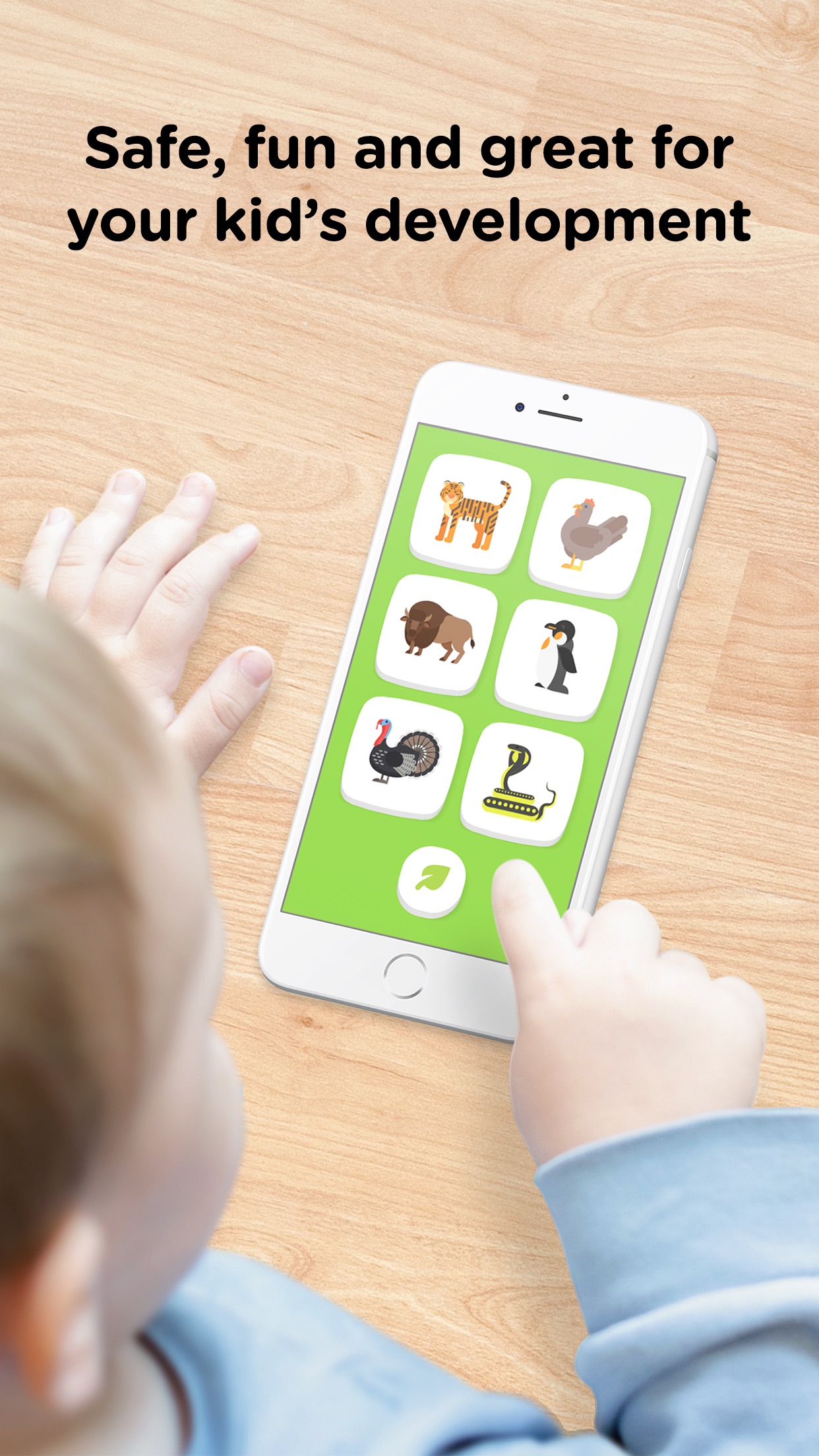 Screenshot do app Zoo Sounds – Safe Toddler Fun