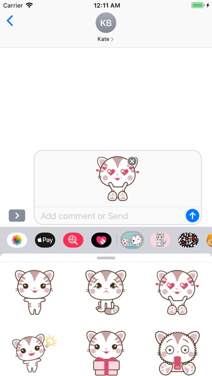 Cute Kitty Kawaii Stickers