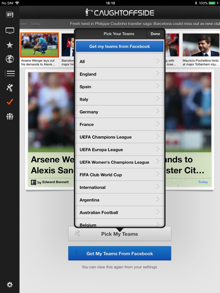 Caught Offside for iPad - 3.4.3 - (iOS)