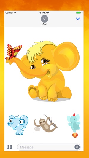 Baby Tusk Stickers