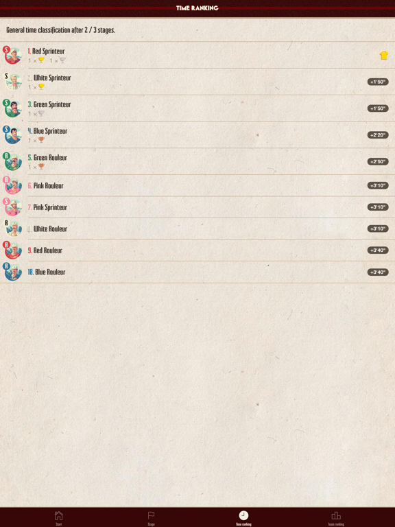 Flamme Rouge Companion iPad screenshot 4 - Utilities app