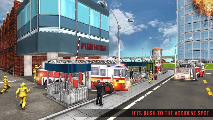 Fire Truck Driving Simulator screenshot-3