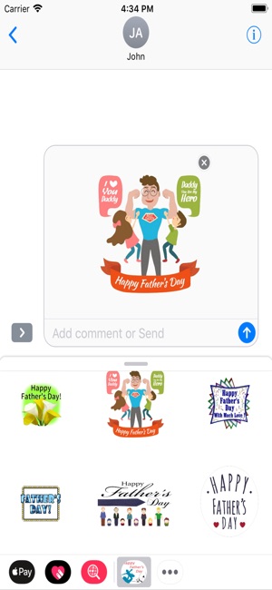 Happy Fathers Day Stickers2018(圖4)-速報App