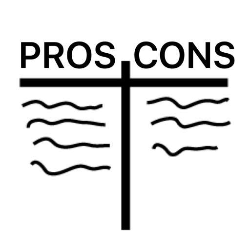 T-Charts (Pros and Cons) Icon