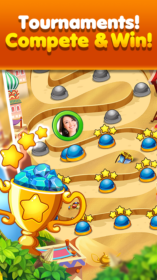 #2. Gem Drop: Match-3 Puzzle Mania (iOS) 由: 12 POINT APPS LLC