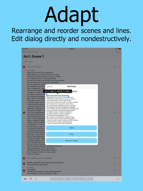The Shakespeare App