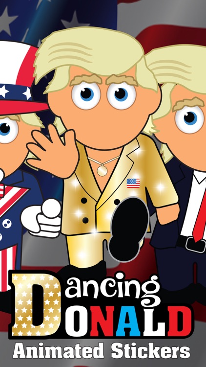 Dancing Donald Animated Stickers