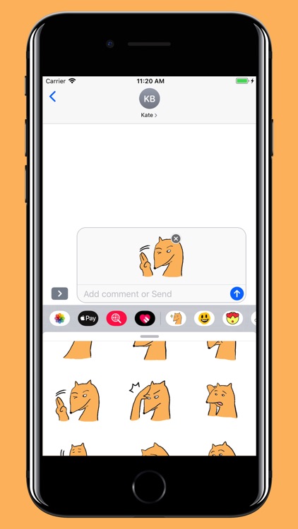 Cute fox stickers - animal screenshot-3