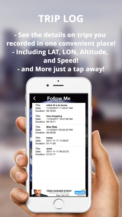 Follow Me (wherever I am!)