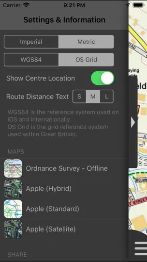 Screenshot von Yorkshire Dales Maps Offline auf dem iPhone 9
